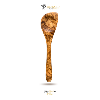 Blessed Olive Wood Kochlöffel mit Spitze aus Olivenholz